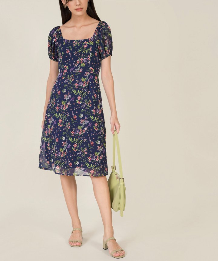 Margaux Floral Midi Dress