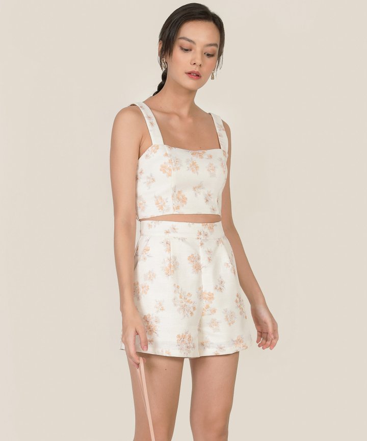 Winona Floral Linen Co-ord - Daffodil